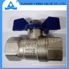 Butterfly Aluminum Handle Brass Forged Ball Valves for Water (YD-1076-1)